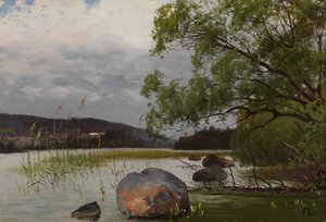 Shore Landscape by Fanny Churberg